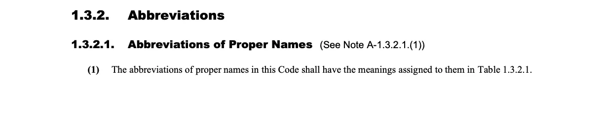 Evidence crop for OBC-ERR-010: Note A-1.3.2.1.(1)