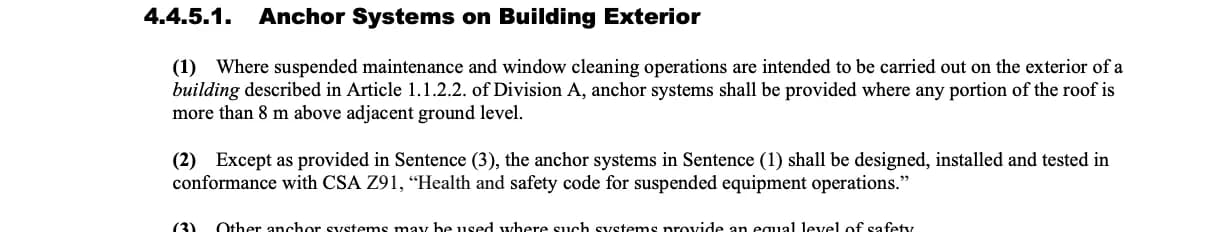 Evidence crop for OBC-ERR-037: Article 1.1.2.2. of Division A