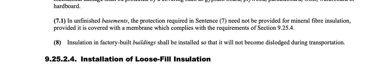 Evidence crop for OBC-ERR-071: Section 9.25.4.