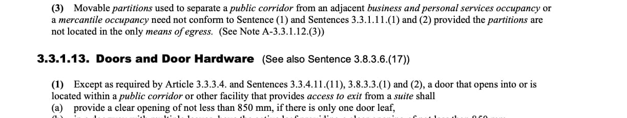 Evidence crop for OBC-ERR-081: Sentence 3.8.3.6.(17)