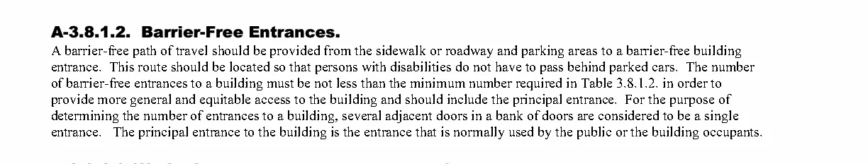 Evidence crop for OBC-ERR-139: Table 3.8.1.2.